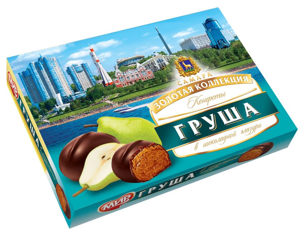  КФ МИР Груша в шоколадной глазури 160г  в Березниках
