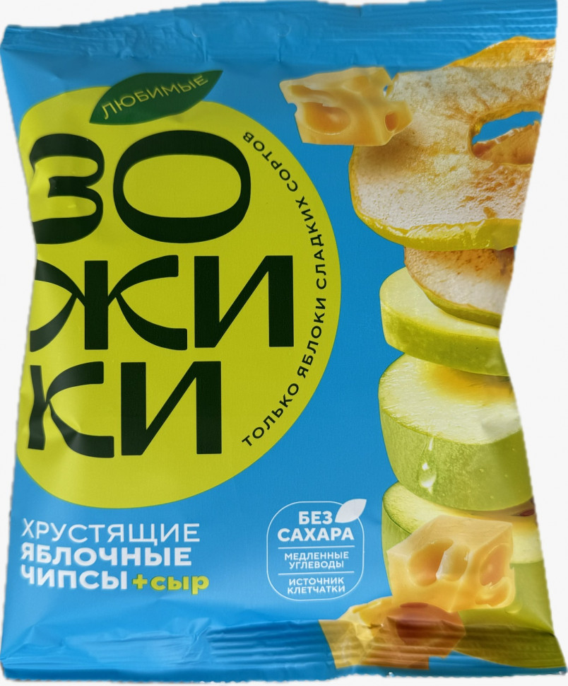  Зожики Яблочные чипсы с сыром, 25г  в Березниках