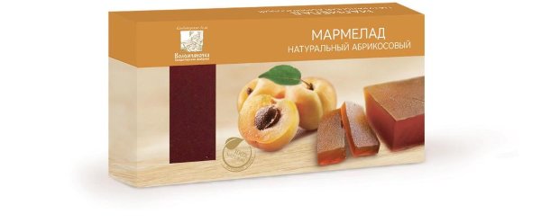 №2 Мармелад пластовый 210г абрикосовый  в Березниках