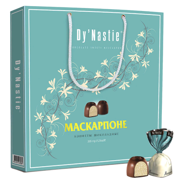 №3 Династия Сумка 170г Конфеты "Маскапроне" в Березниках