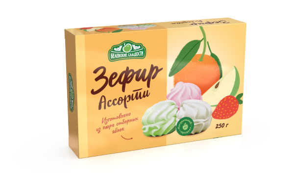 №2 Зефир белевский "Ассорти" 250г в Березниках