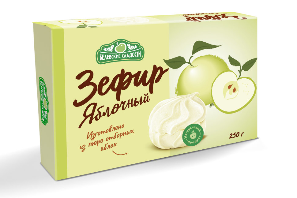  Зефир белевский "Яблочный" 250г в Березниках